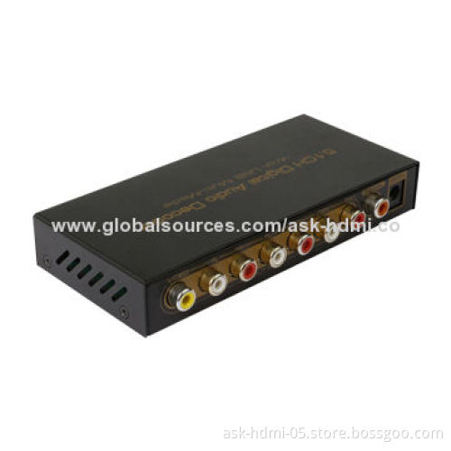 5.1 Audio Decoder with USB Play Function, High-tone Quality, Low-noise